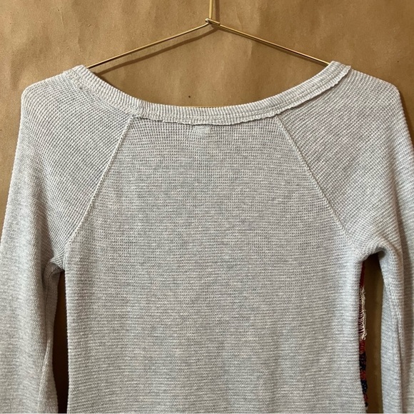 Free People | Rare Bambi Swit Ram Skull Knit Thermal Top Southwestern Size S - Picture 11 of 12